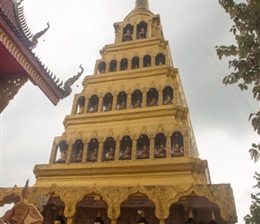 Stack of Buddhas at Phrathat Doi Ha Chedi