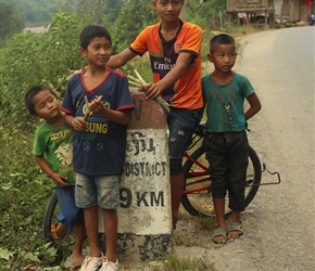 Local Children in Houn District Laos