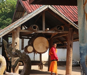 Buddhist Monk at temple