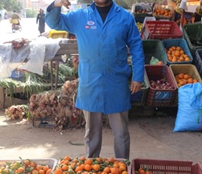 Orange seller at Lakshiba