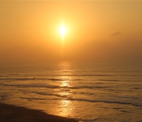 Sunset over the Atlantic at Sidi Ifni