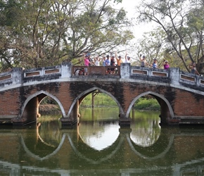 All on bridge in Ayutthaya
