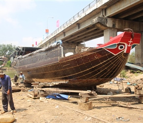 Boatyard by the Mekong