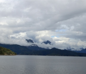 Mountains from ferry