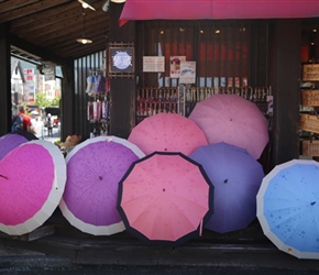Umbrellas at Yufuin