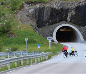 many tunnels built, but the old road remains hugging the coast, great for cyclists
