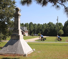 Memorial Marker at BentonVille Battlefield