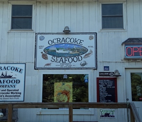 Fish shop in Ocracoke