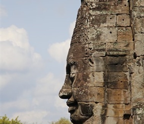 Buddha faces in Bayon Temple