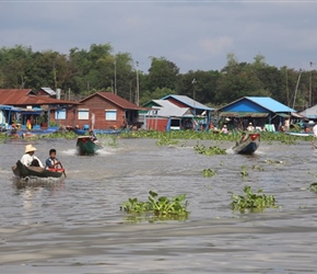 Village on Tonle Sap River