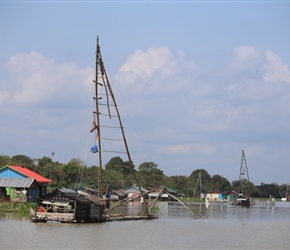 Fishing Rig on Tonle Sap River