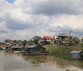 Summer and winter house Tonle Sap River
