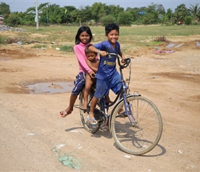 Children on bike