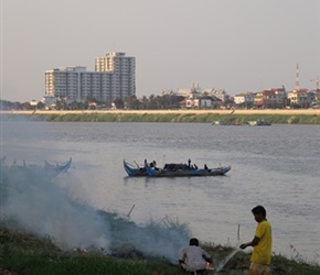 Riverside garden Phnom Penh