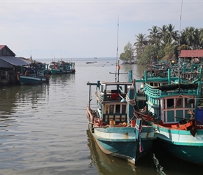 Harbour on Road to Sihanoukville, Cambodia