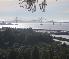 View of the bridge from the Astoria Crest Motel
