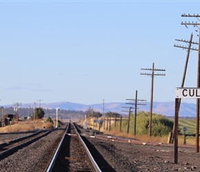 Dufur train tracks