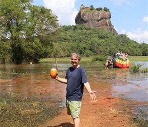 Neil, Tourist Elephant and Sigiriya Rock Fortress