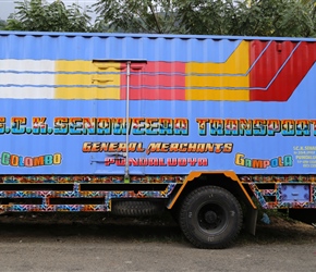 Lorries are colorful