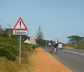 The road signs give an indication of what to look out for