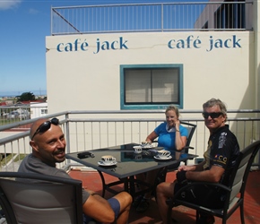 Dave, Beth and Steve at Cafe Jack