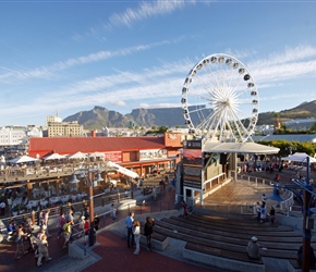 Ferris wheel at the docks in Cape Town