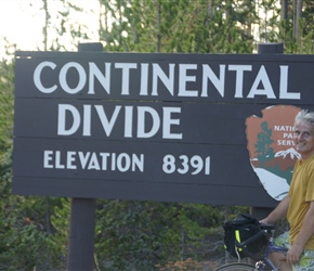 Neil makes it over the Continental Divide