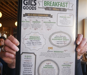 Gils Goods Breakfast Menu