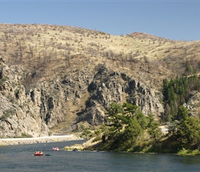 Rafting on the Madison River