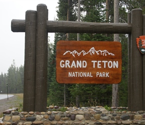 Re-entering Grand Teton National Park