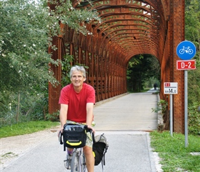 Neil on D2 Cycleway