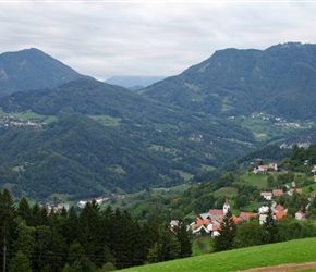 Cerkno from route 210