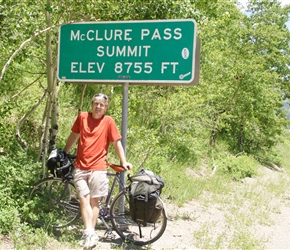 Neil atop McClure Pass