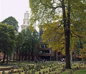 The Granary Burying Ground in Massachusetts is the city of Boston's third-oldest cemetery, founded in 1660 and located on Tremont Street.