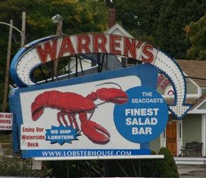 Lobster restaurant in Maine