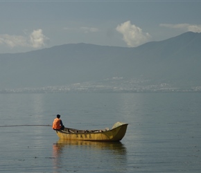 Boat on Lake Erhai