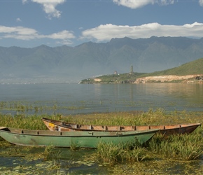 Boat on Lake Erhai