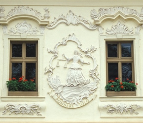 Museum facade in Spisska Nova Ves