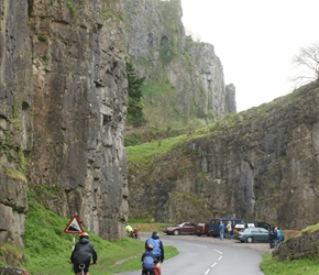 The Klemperers descending Cheddar Gorge