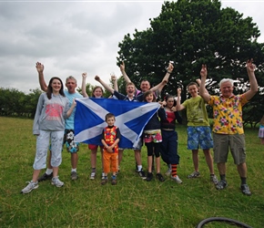 Introducing the SCOTS. Hannah, John, Sarah, Finlay, Jonathan, Andy, Flora, Steph, Sam and Malcolm. I'm glad they brought the shorts