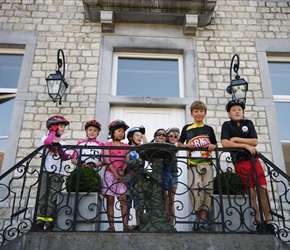 Children at Chateau de Halloy