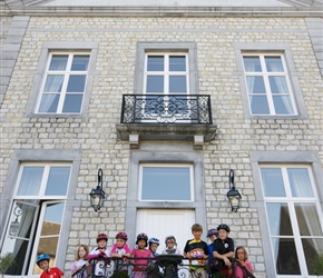 Children at the chateau