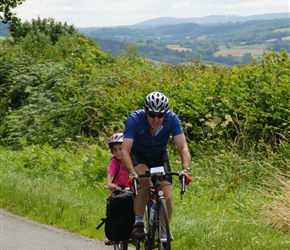 Roddy and Morven heads for Powys and into Wales