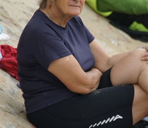 Carol at Quinnerville beach