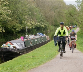 David Bastow along the Kennet and avon towpath