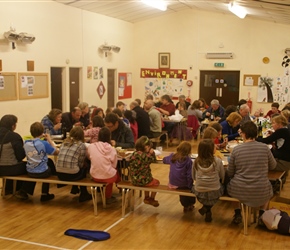 Curry evening back at the scout hut