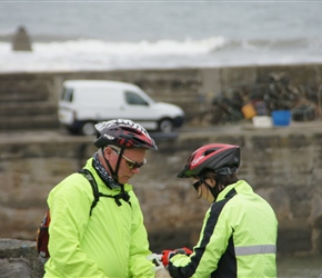 Malcolm and Janice at Craster