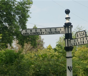Cheshire County Council Signpost
