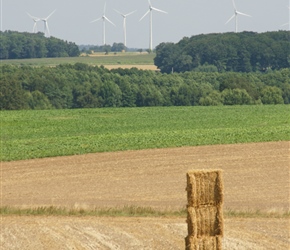 Big bales and wind turbines
