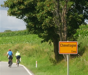 Approaching Chevetogne